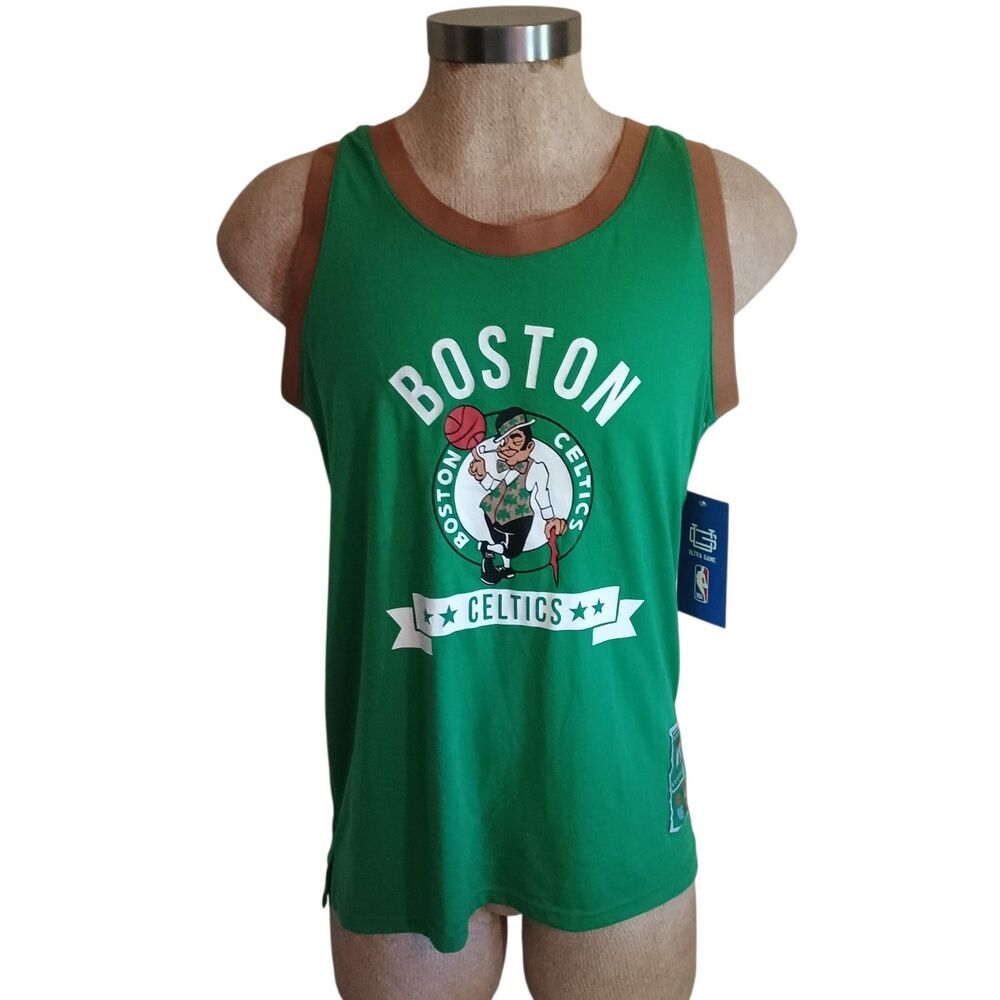 Boston Celtics Men's Sleeveless Basketball Jersey Size M NBA Ultra Game NWT